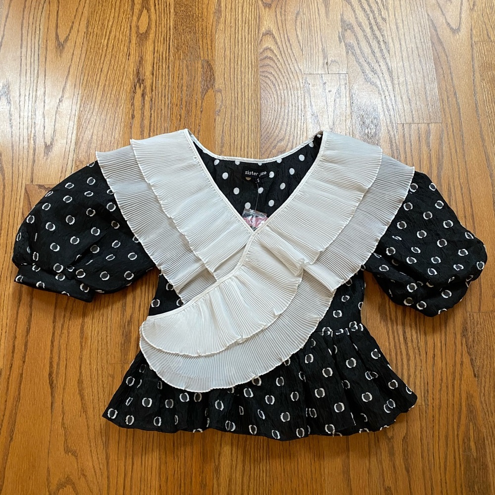 Sister Jane puff sleeve blouse